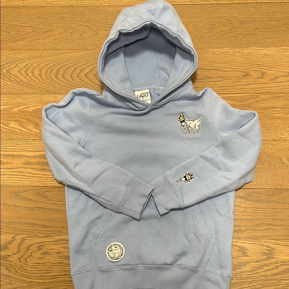Kids OG Little GOAT Hooded Sweatshirt - Carolina Blue